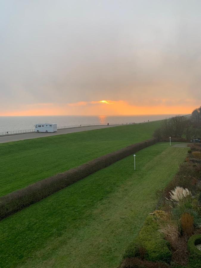 Studio Mit Meerblick Und Grosser Loggia - Direktzugang Zur Nordsee Wilhelmshaven Exterior photo